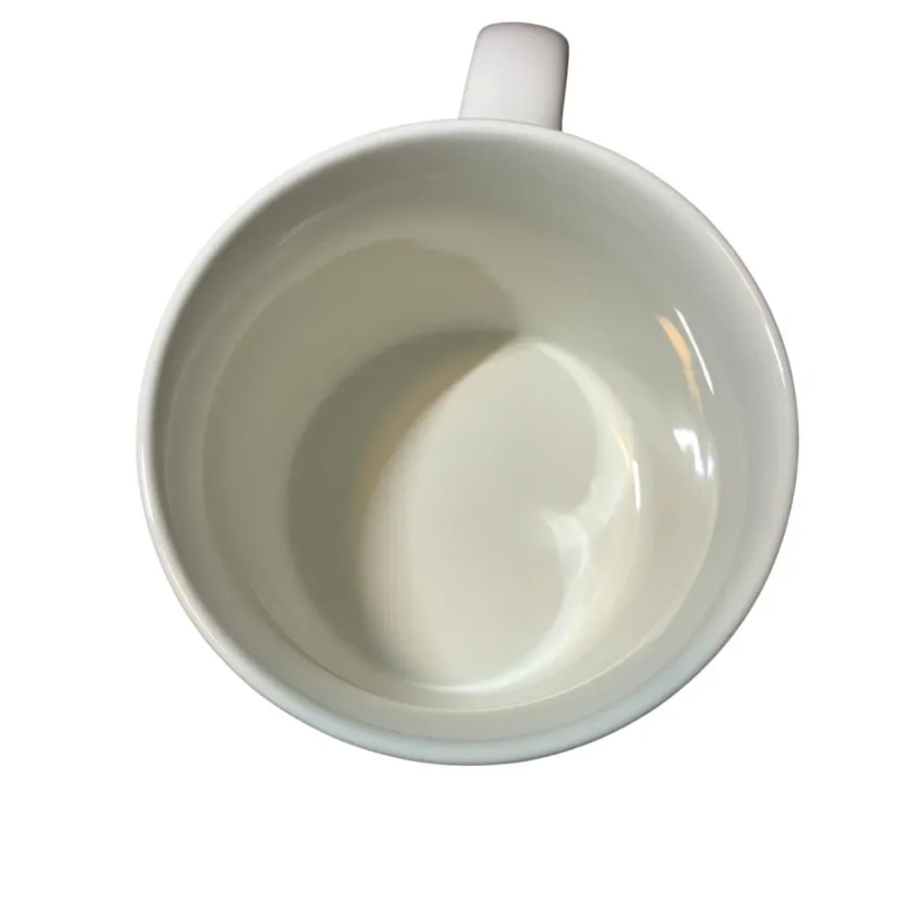 Williams Sonoma Monogram Initial Capital M Coffee Tea Mug Gold Trim